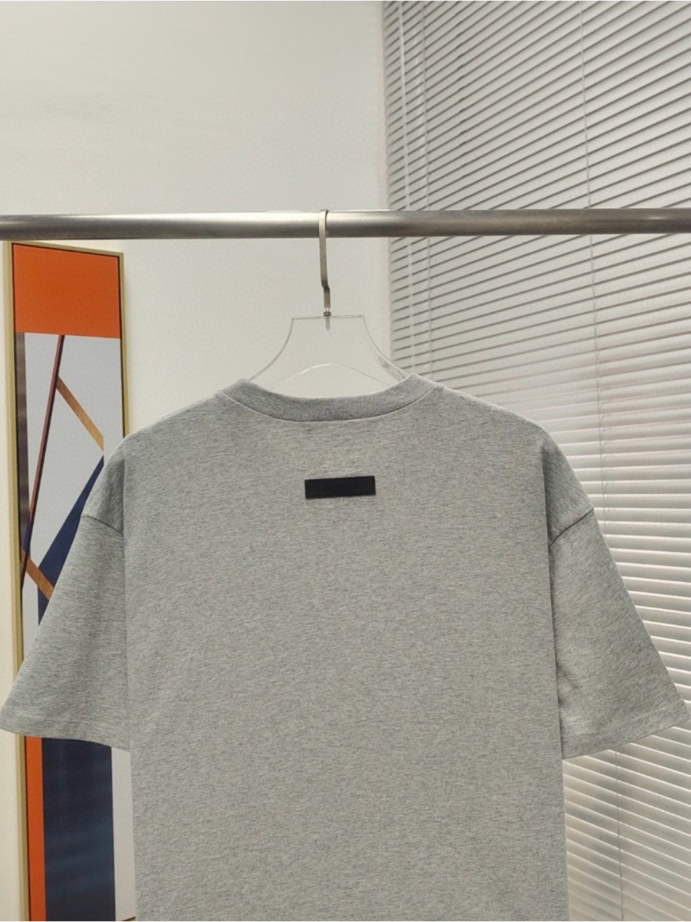 Essentials Gray '1977' Short Sleeve Graphic Tee - Picture 3 of 8
